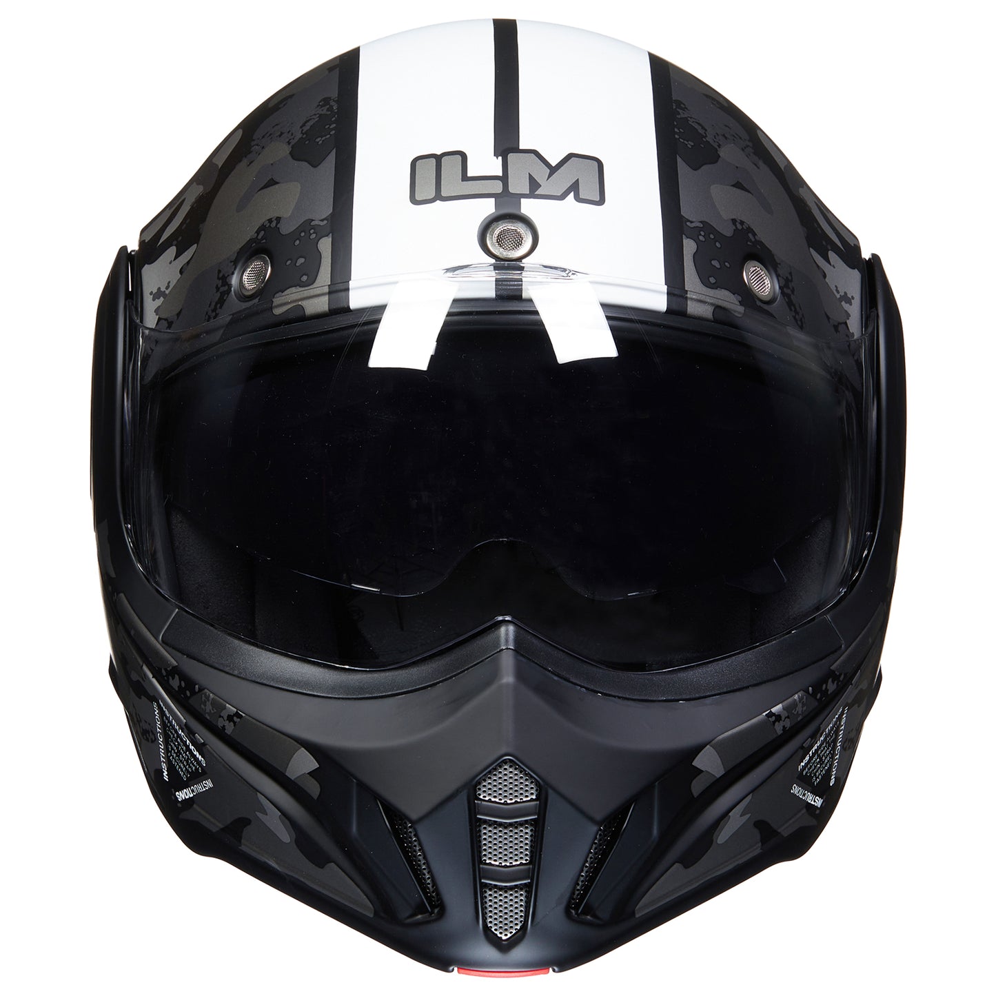 ILM B707 Modular 3/4 Open Face Motorcycle Helmet